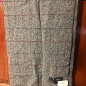 Linea Emmeti Men's PLAID WOOL SCARF Italy New #2